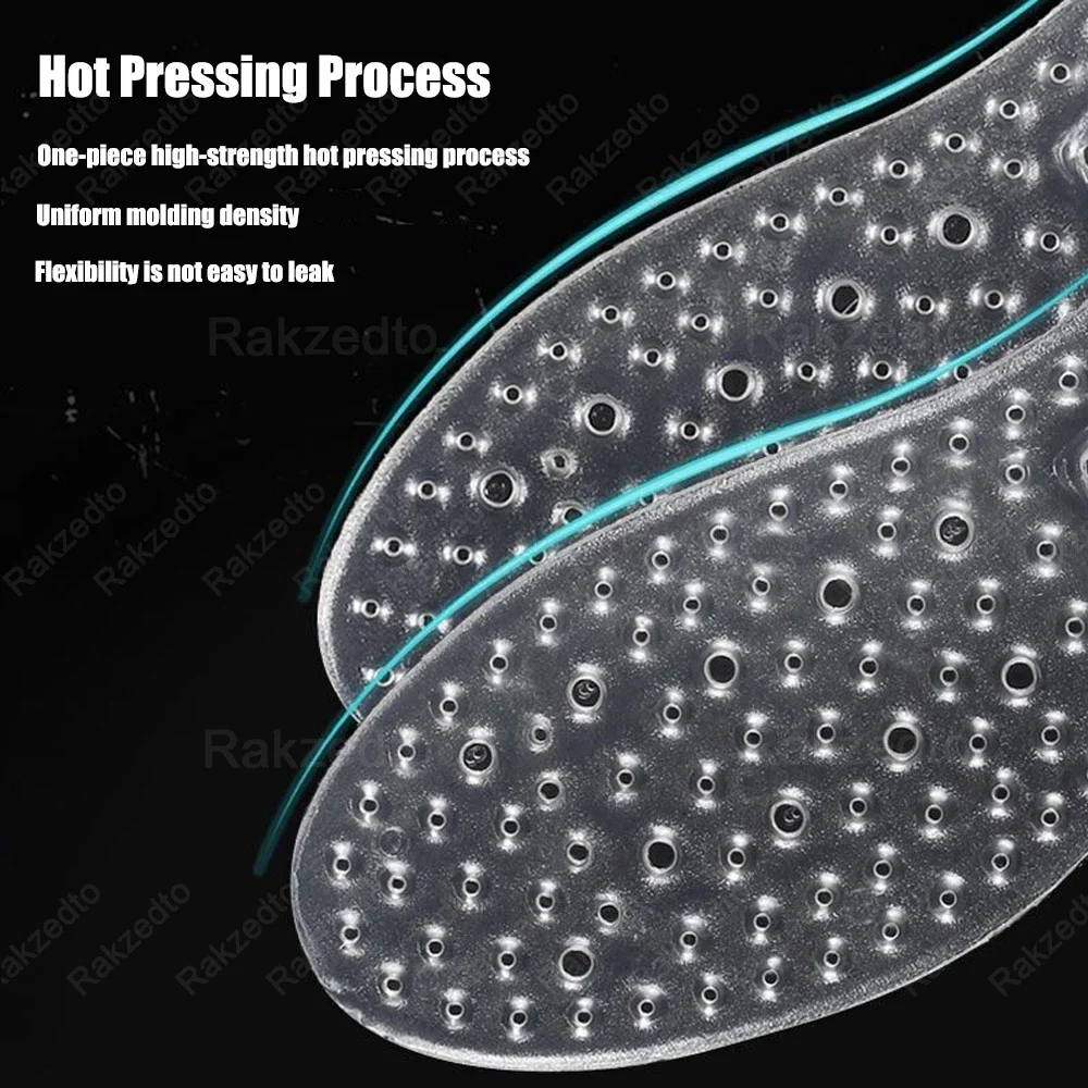 نعال ممتصة للصدمات الهوائية لأحذية العمل، دعم طوال اليوم مع التهاب اللفافة الأخمصية، نعال رياضية لتدليك القدم للأحذية #5