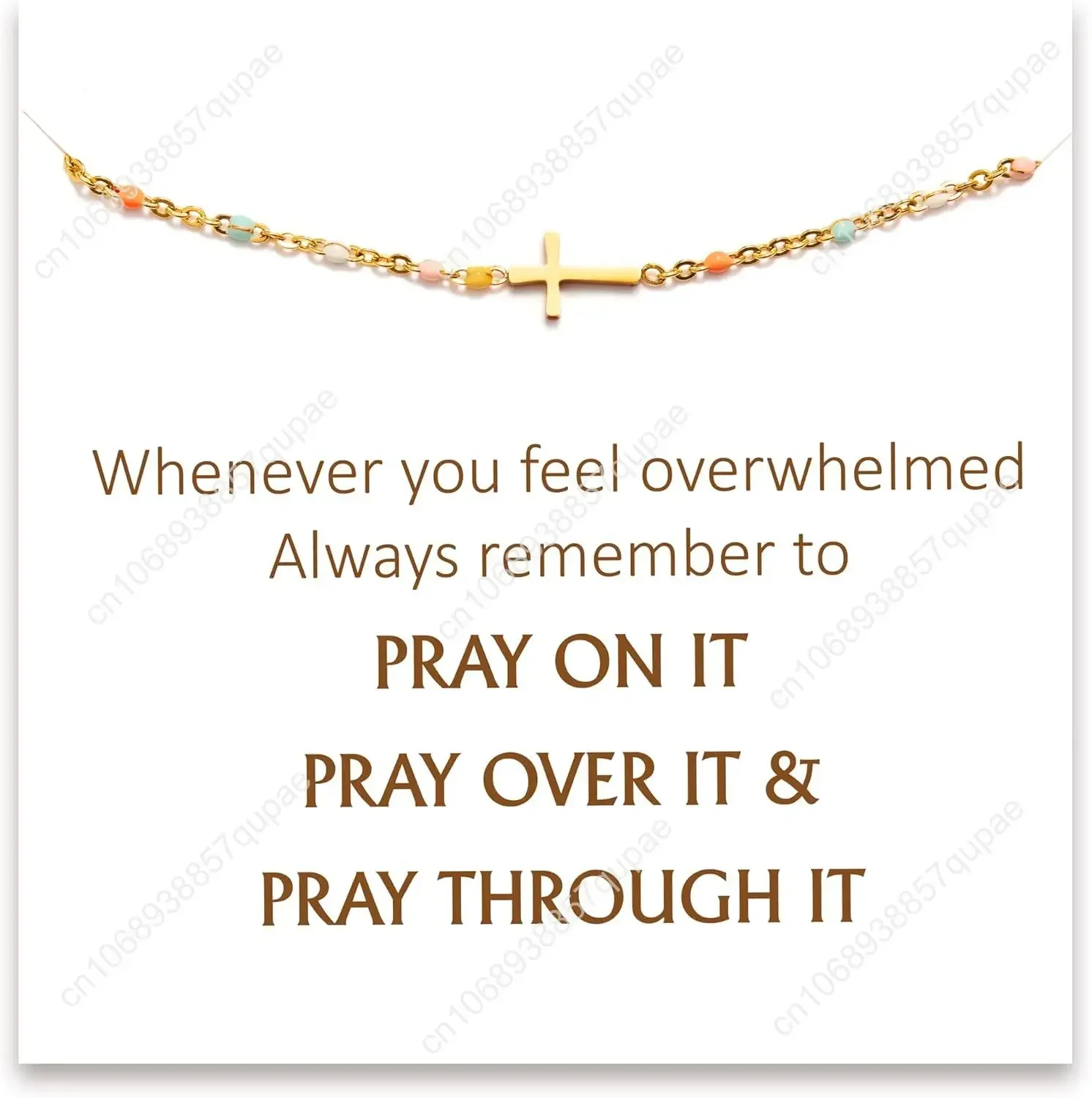 

STORYJEWELLERY Religious & Christian Gifts for Women, Cross Bracelets, Confirmation Baptism and Easter Gifts for Women, Encourag