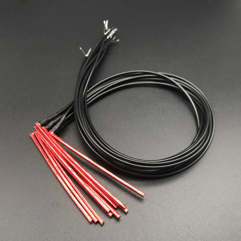 1/5/10 قطعة لاقط جيتار بيزو أحمر للقيثارة جيتار صوتي بانجو مندولين 40 مللي متر/65 مللي متر ملحقات جيتار Preamp