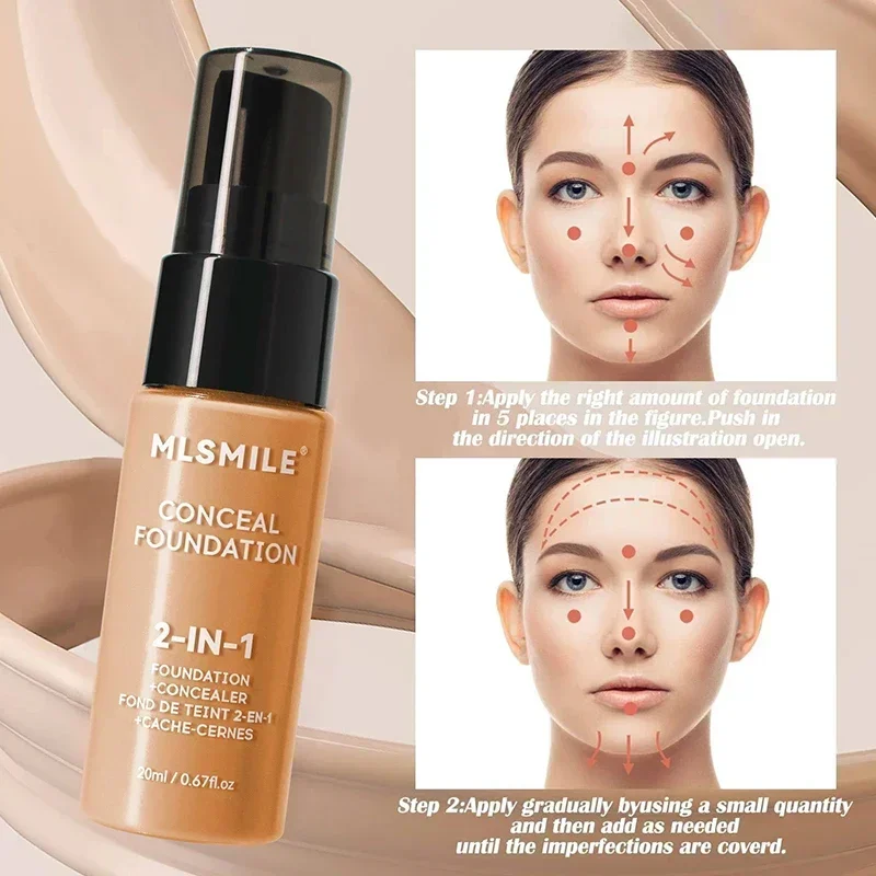 Crema fondotinta viso crema Bb opaca per il controllo dell'olio correttore duraturo impermeabile liquido a copertura totale Base opaca trucco viso