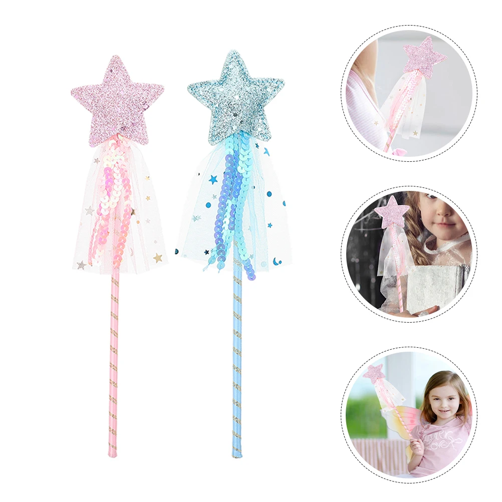 

Star Fairy Stick Toys Wands Glitter Princess Other Plastic Products for Girls Pvc Child