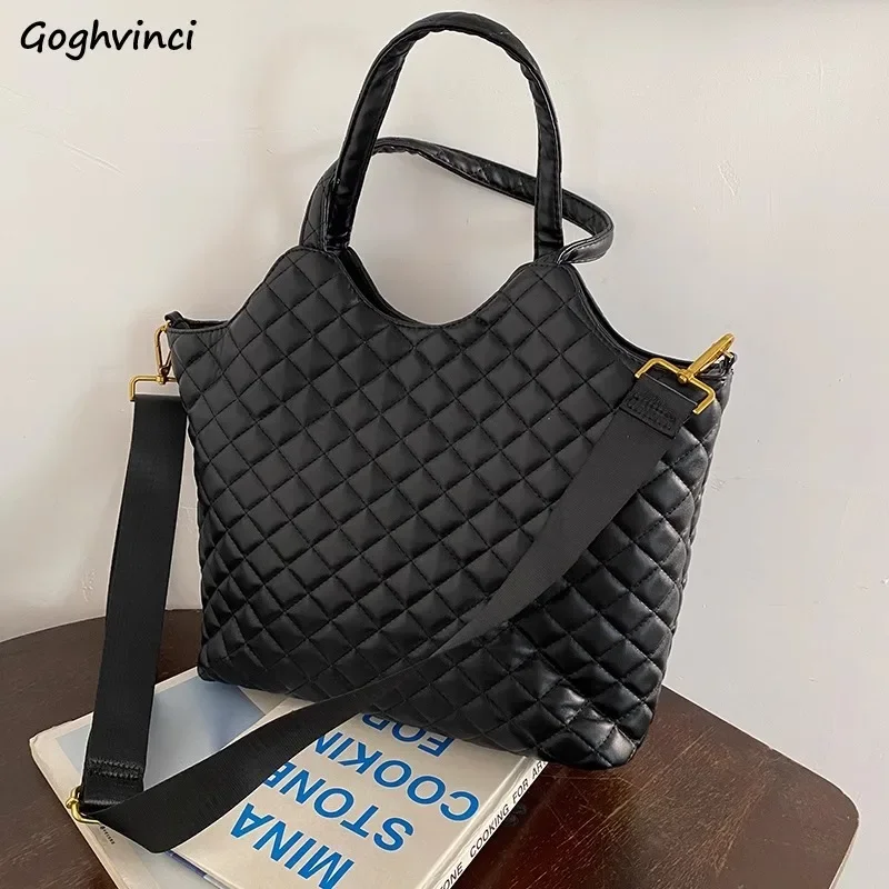 Schwarz Große Kapazität Tragetaschen Frauen Koreanische Mode Berühmte Dame Schulter Entwickelt Pendler Tragbare Unterarm Täglichen Bolsos