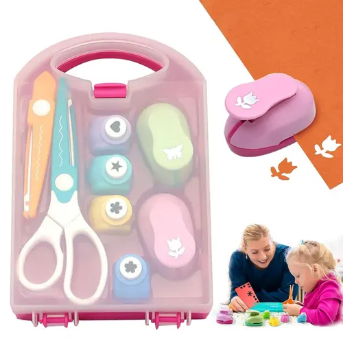 Un juego creativo de 8 piezas perfecto para álbumes de recortes y tarjetas de cumpleaños. Patrones fijos y colores aleatorios disponibles.