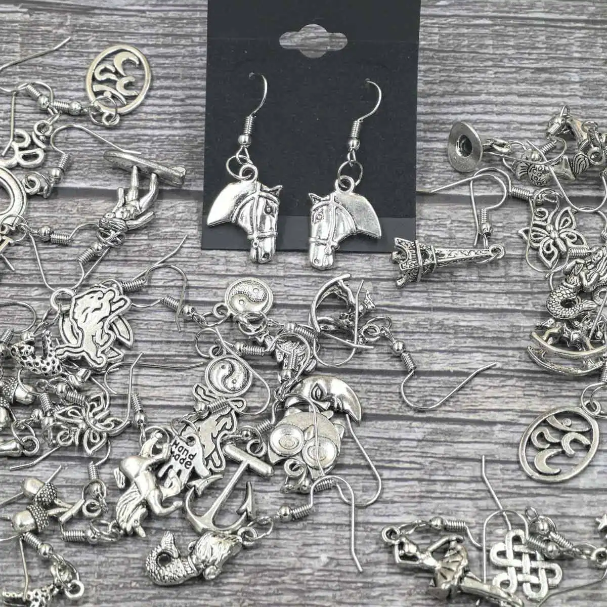 20 Styles Earrings Fashion Punk Drop Earrings Simple Cool Cute Jewelry Custom Handmade Girls Cross Animal For Women view 6