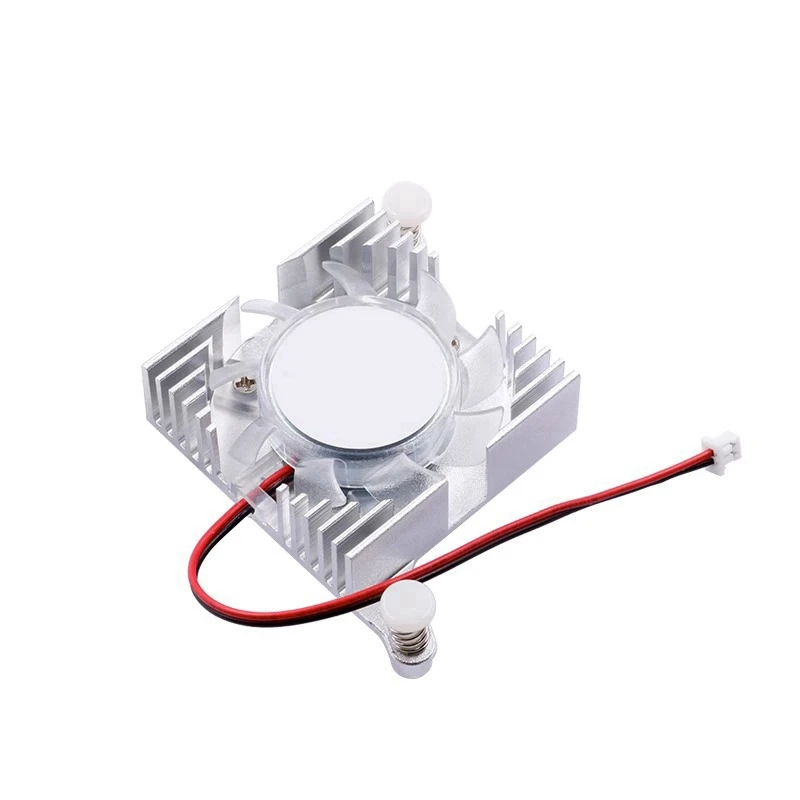 For Orange Pi5 Plus Spare Parts Accessories Aluminum Heat Sink Orange Pi5 Plus Motherboard Cooler With Fan All-In-One Heat Sink