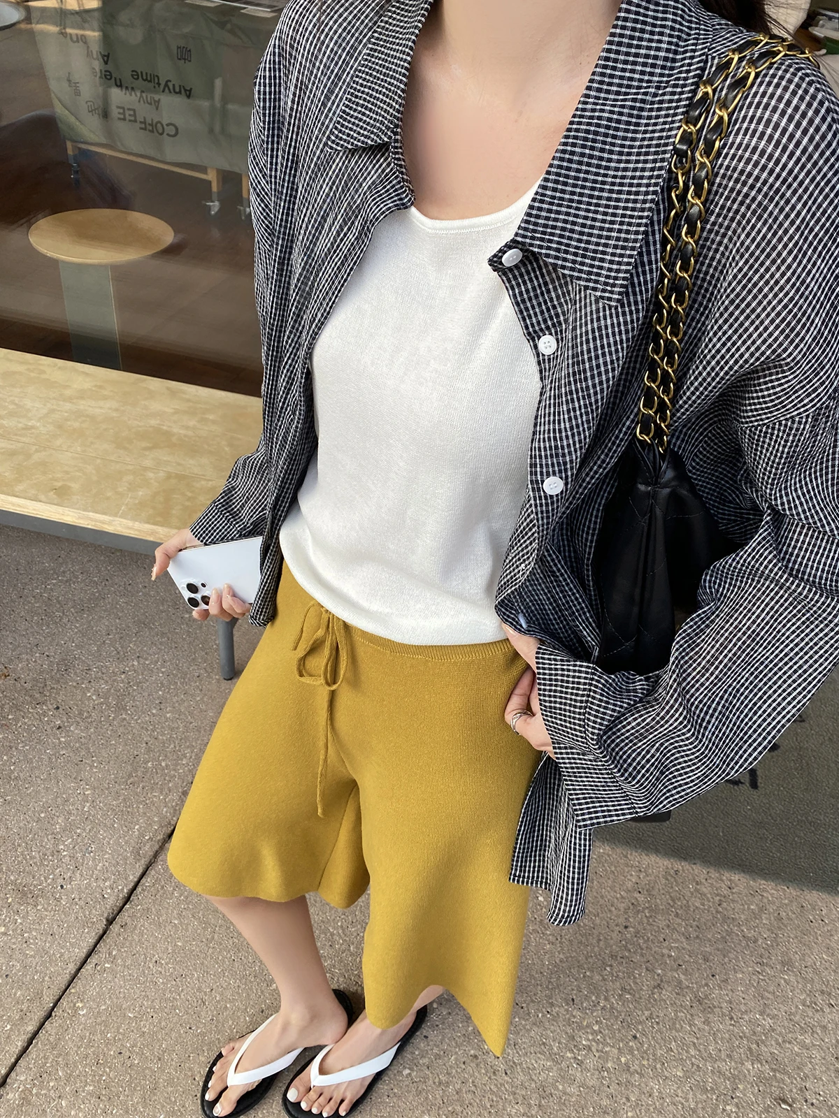 

Хлопковая рубашка в клетку FEELROOM в стиле ретро, женская повседневная рубашка с длинными рукавами, защита от солнца, многослойная одежда, укороченная модель