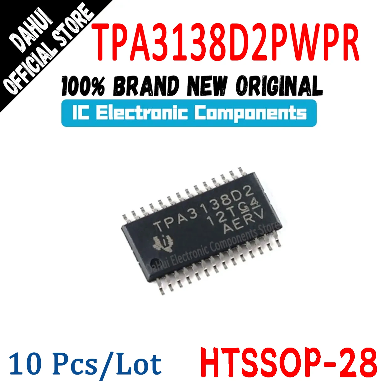 10Pcs/Lot TPA3138D2PWPR TPA3138D2 TPA3138D TPA3138 TPA IC Chip HTSSOP-28