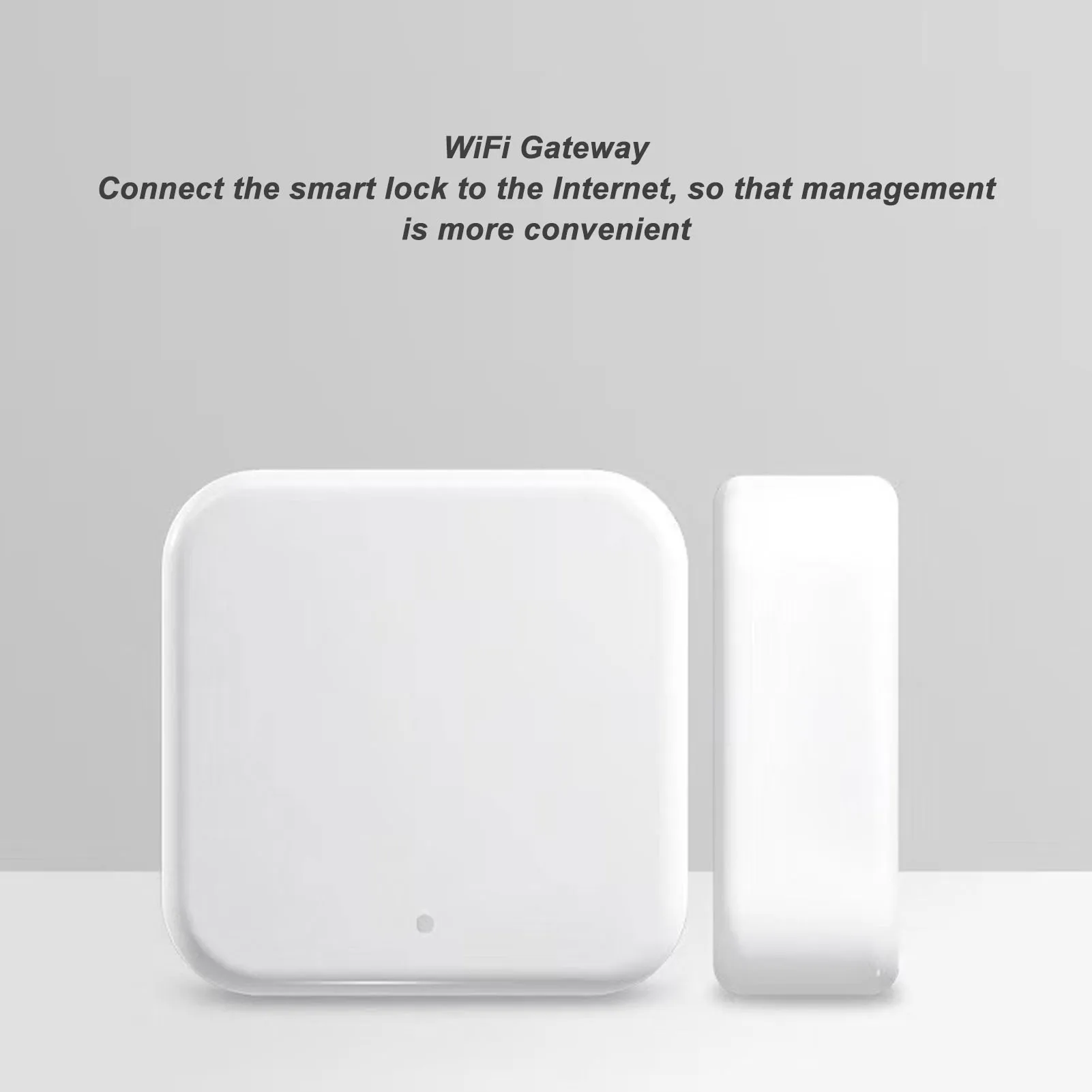 

Smart Home Hub WiFi Bridge WiFi Gateway WiFi Gateway Remote Voice for TTLOCK APP Control Convenient Smart Lock WiFi Hub for Home
