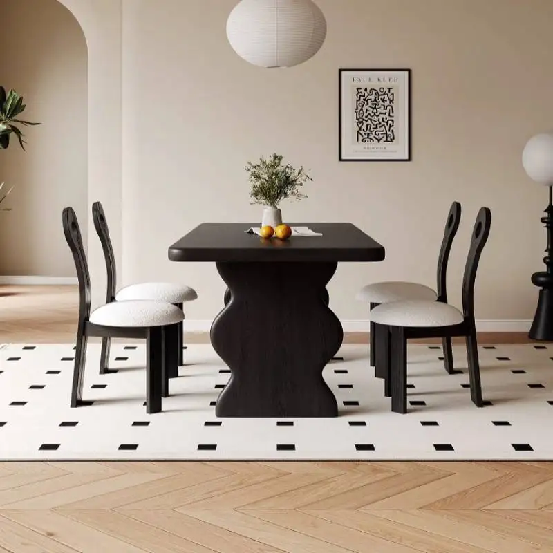 Modern Design Dining Table Protect Nordic Unique Luxury Industrial Dining Table Kitchen Sintered Stone Mesa Comedor Furniture