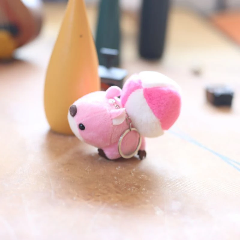 Cute Cartoon Animal Plush Doll Toys Keychain School Bag Pendant Decoration Accessories