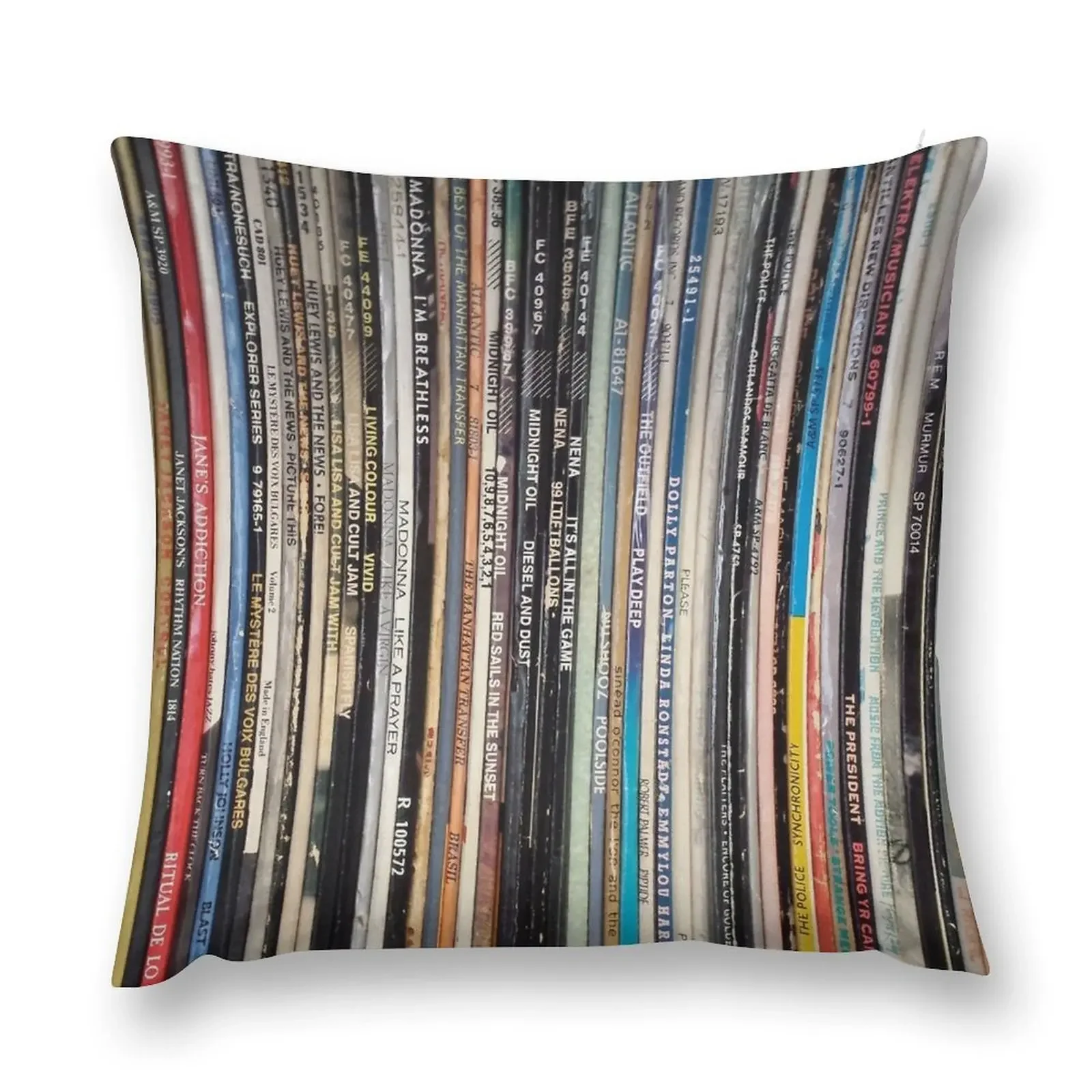 

Record Album Collection Throw Pillow New year Luxury Cushion Cover pillow