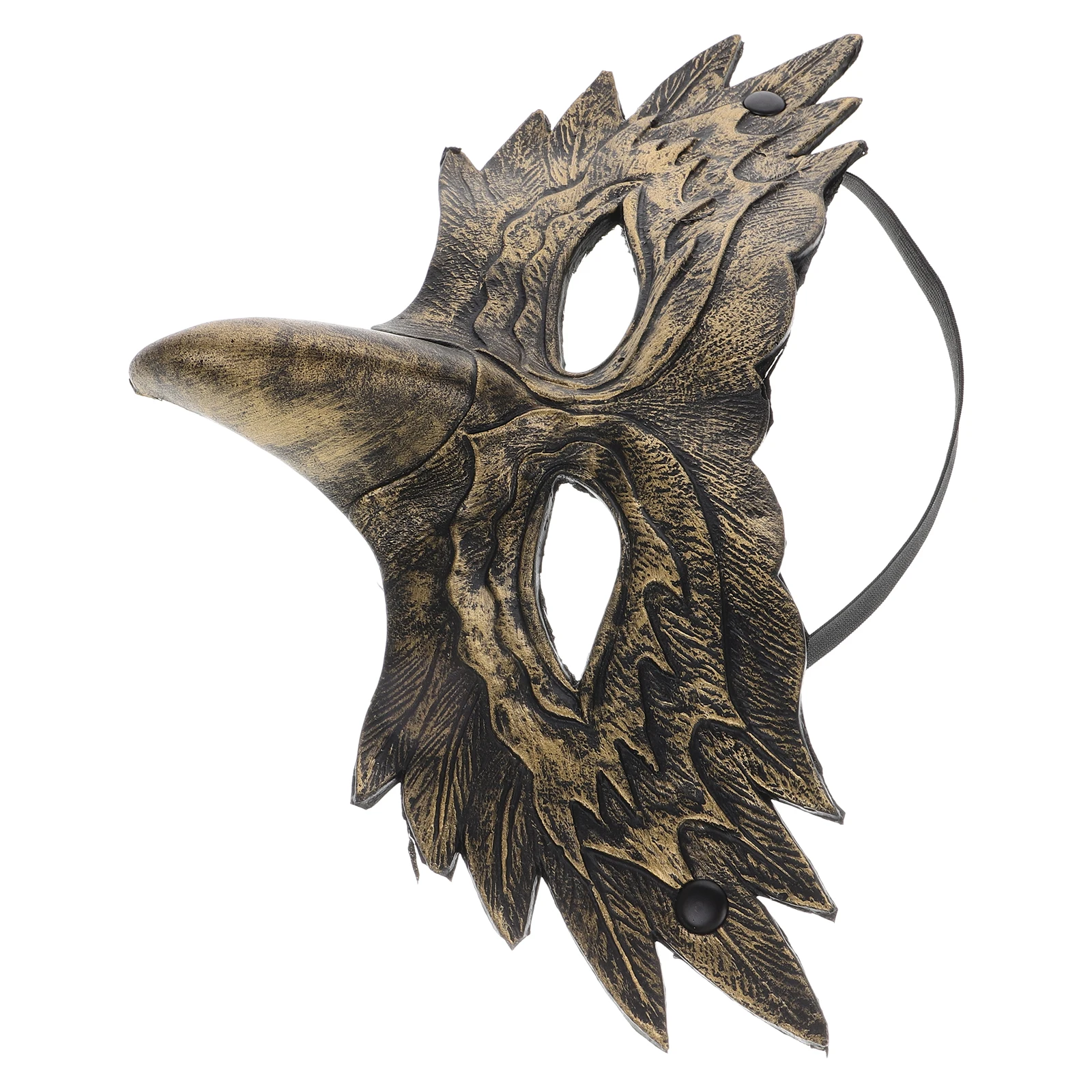 

Realistic Eagle For Halloween Carnival Masquerade Cosplay Bird Pu Costume Accessory Vivid Fancy Dress Bald Men