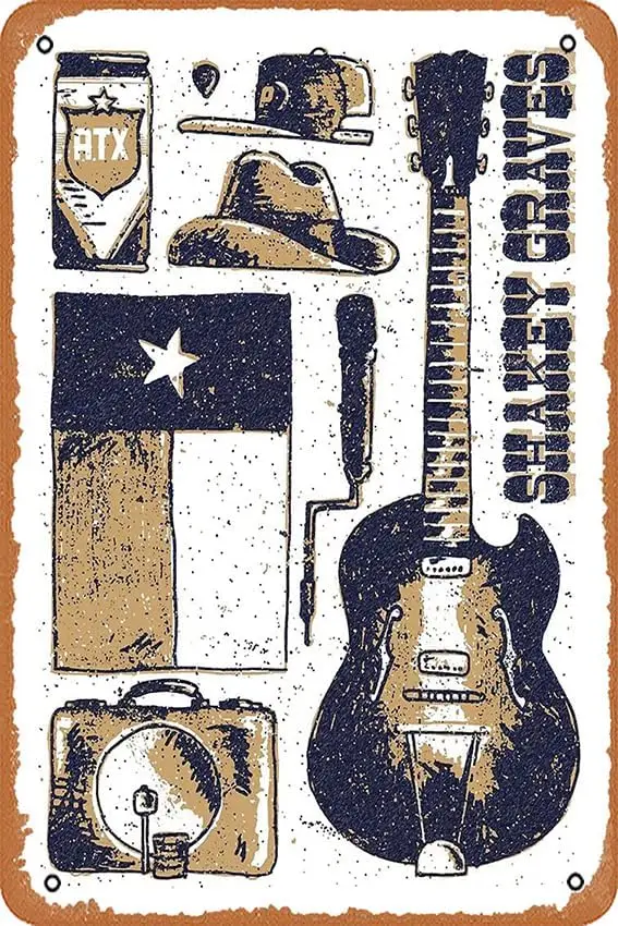 muecddoa Shakey Graves Poster Poster 12