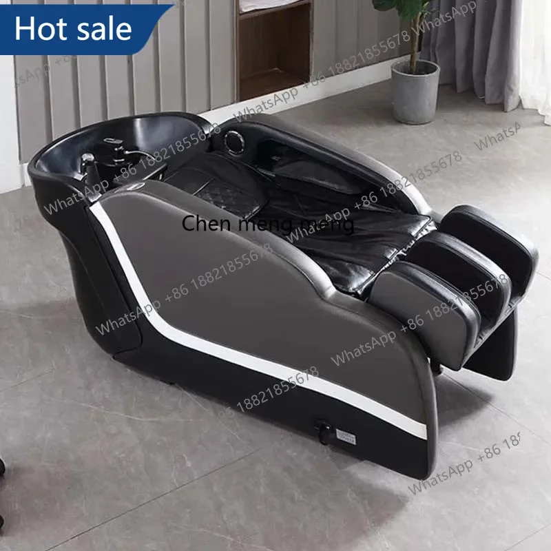 Thai electric massage shampoo bed high-end barber shop water circulation fumigation hair treatment shampoo bed hair salon