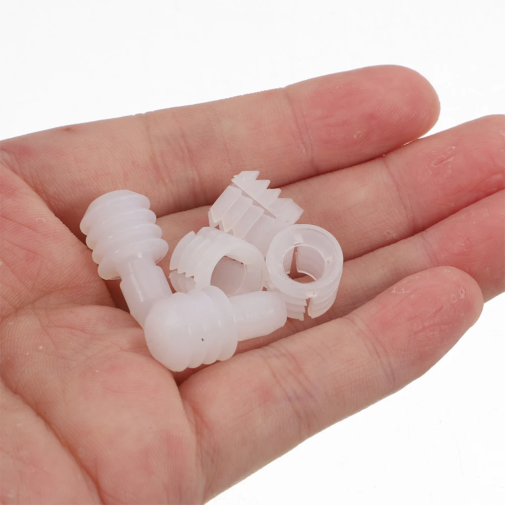 

100Pcs Cabinet Hardware Kit Nylon Expansion Plugs Screws Nuts Connectors Easy Installation Furniture Assembly Parts