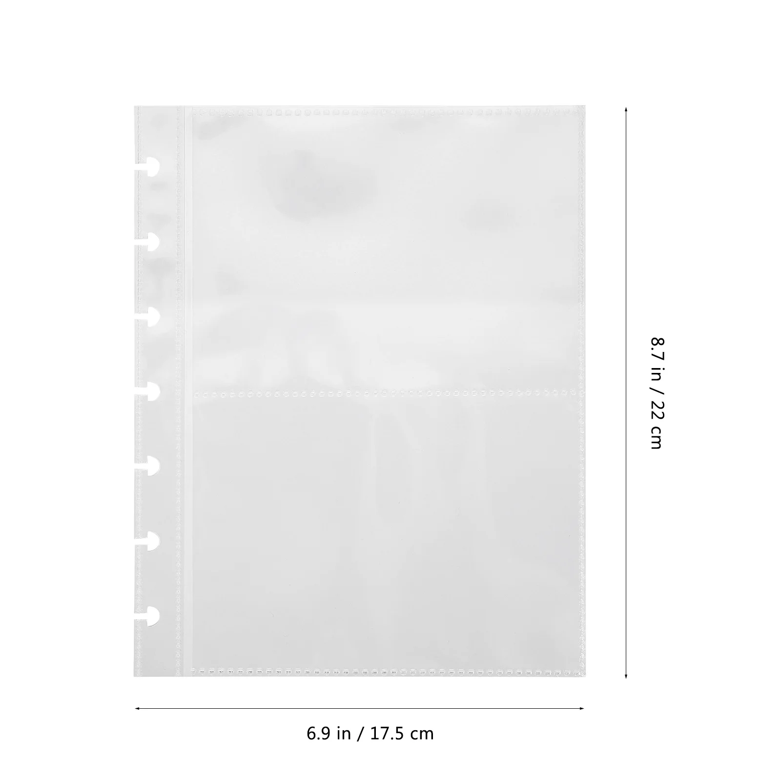 

25Pcs Waterproof Photo Album Covers Clear Plastic Sleeves for Photo Postcard Protection Dust Resistant