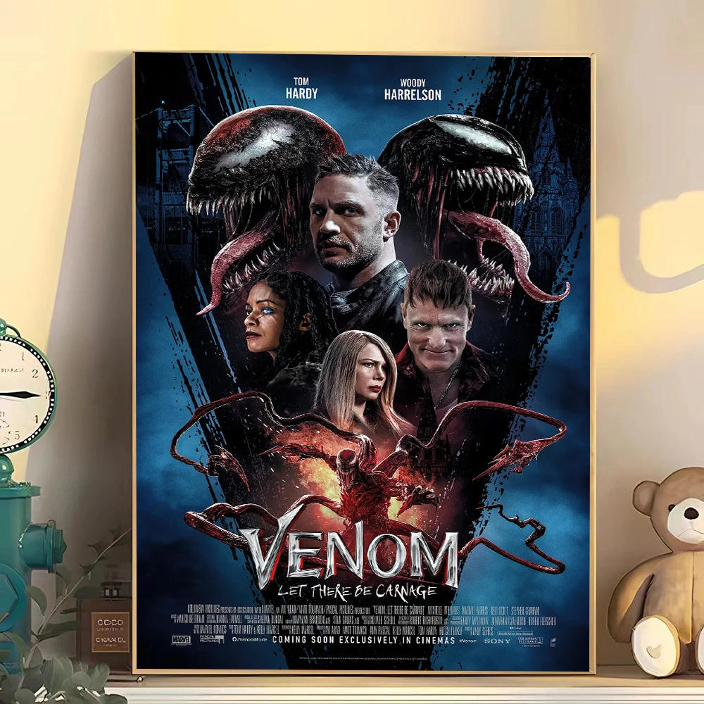 Disney Movie Venom: Let There Be Carnage Art Posters Marvel Hero Decoration Paintings Home Wall Decoration Crafts Friends Gifts