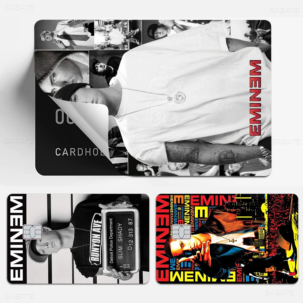 Eminem Diy Credit Debit Card Sticker Party Sticker Decoration Waterproof Small Chip Card Skin Sticker