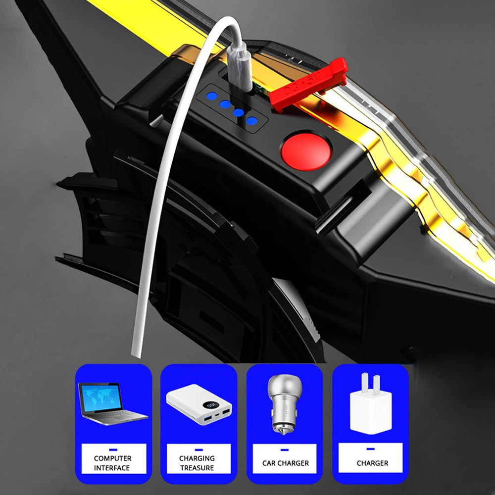 Auto Detaillering Gereedschap USB Flashlight Inspectie Lichte Auto Verf Finish Lamp Scan Swirl Multifunctionele Auto Repair Werklichten