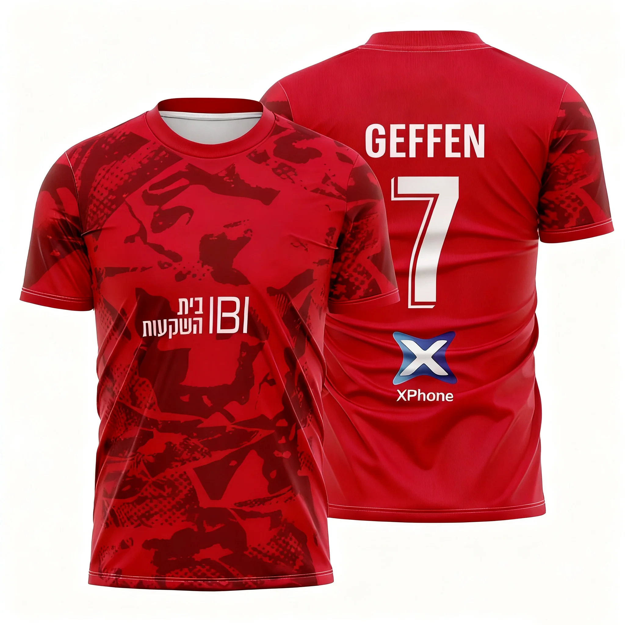 

Tel Aviv Sharper Football Jerseys Breathable Quick-Drying Loose Sweatshirt Outdoor Running Cycling Fitness Short-Sleeved T-Shirt