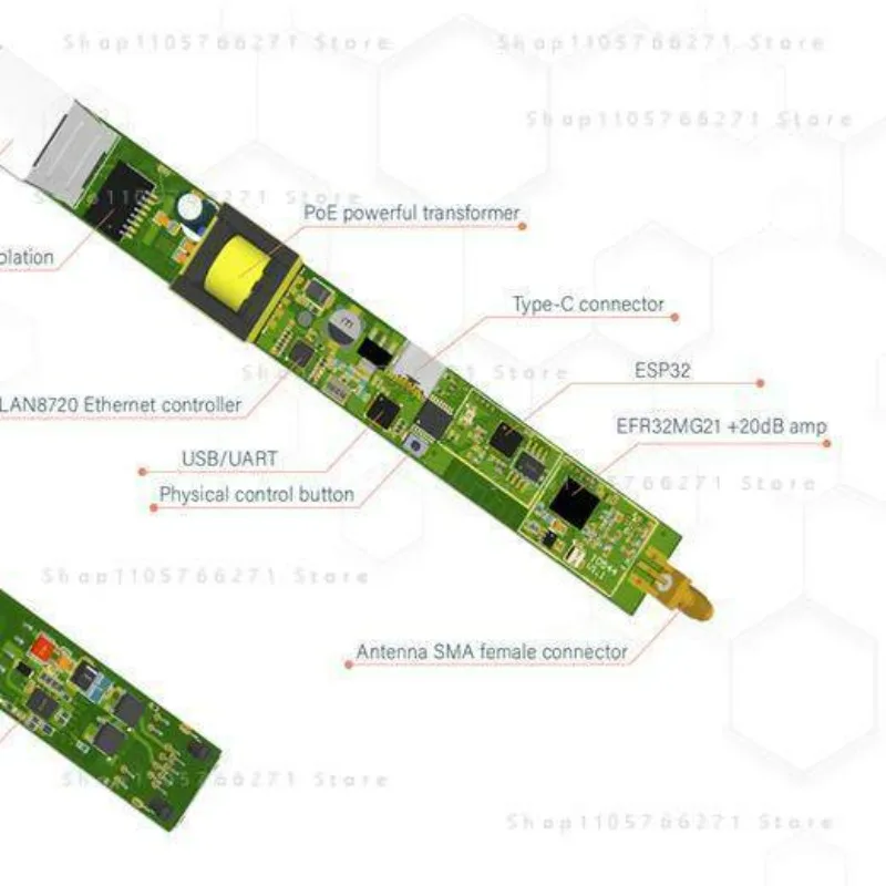 SMLIGHT SLZB-06M Zigbee 3.0 To Ethernet USB WiFi Gateway with PoE Coordinator