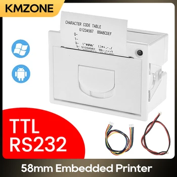 GOOJPRT ESC-204 58mm embedded printer RS232 / TTL USB interface receipt thermal printer panel ESC/POS