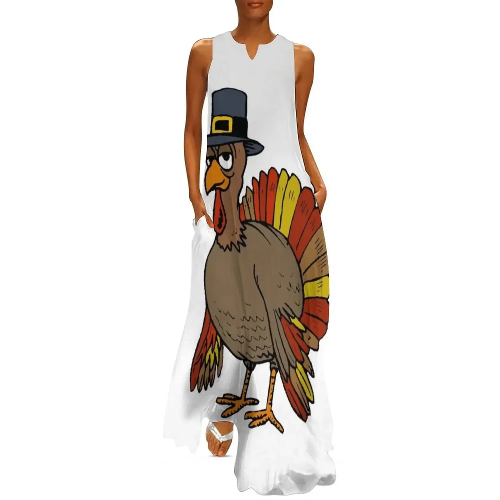 

Thanksgiving Turkey Long Dress summer dress women 2025 evening dresses women women's dresses luxury Dress