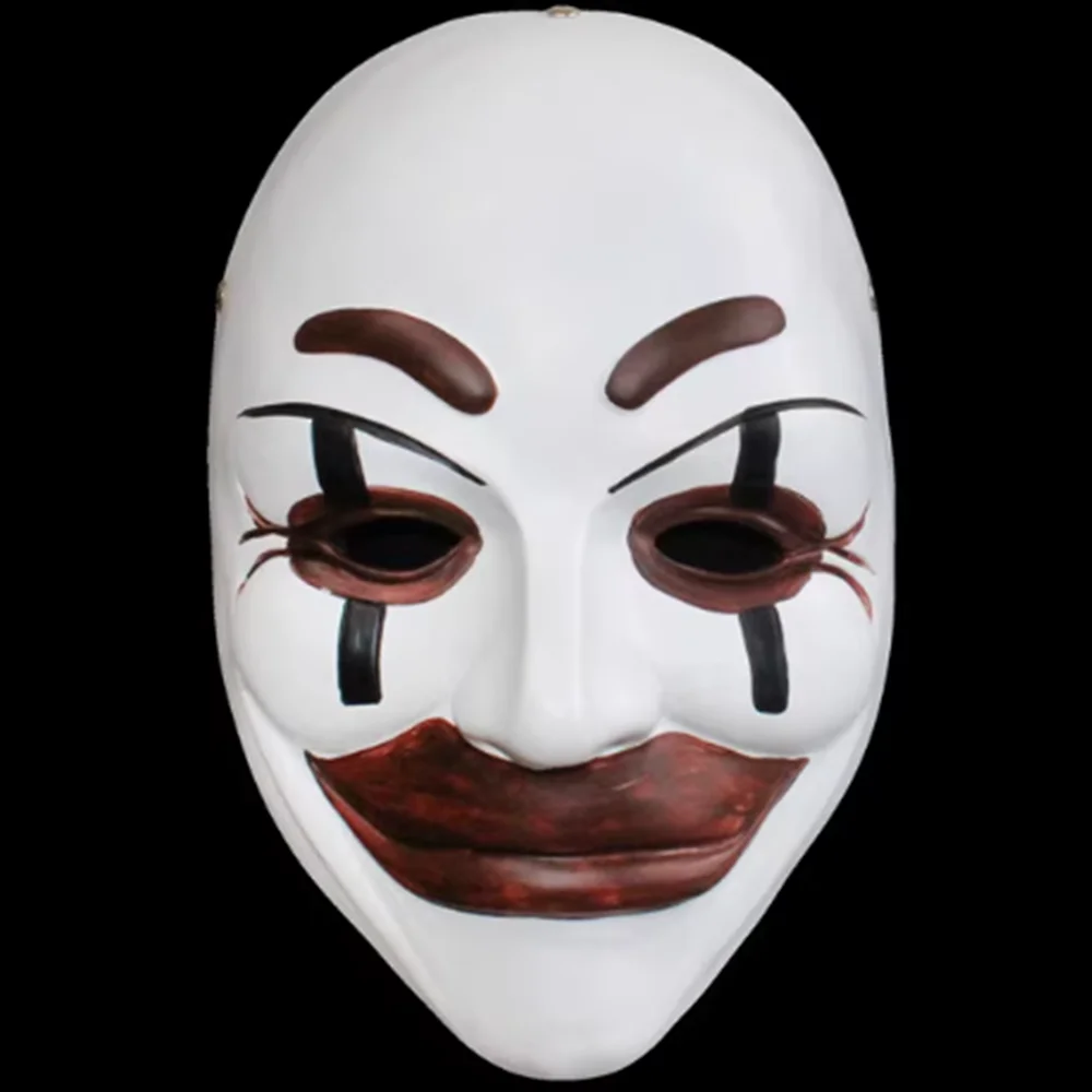 

Who am I Mask Halloween Party Mask Movie Prop Mask Ghost Face