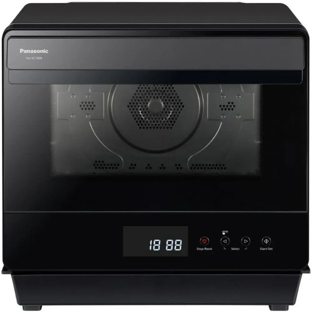 

HomeChe 7-in-1 Compact Oven with Convection Bake, Airryer, Steam, Slow Cook, erment, 1200 watts, .7 cu t with Easy Clean Interio