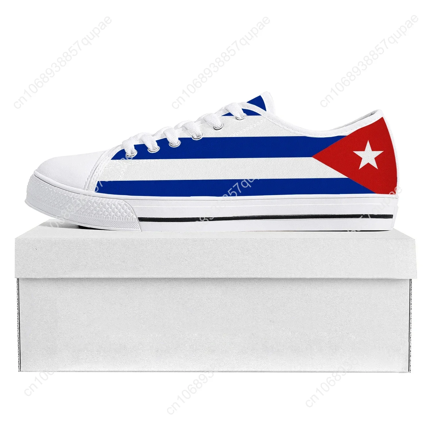 Bandeira cubana baixo topo de alta qualidade tênis das mulheres dos homens adolescente lona tênis cuba prode casual casal sapatos sapato personalizado