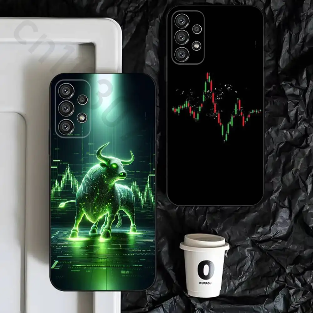 Day Trading Day Trader  Phone Case for Samsung S25 S24 S23 FE S22 S21 S20 FE plus Ultra Black soft shell