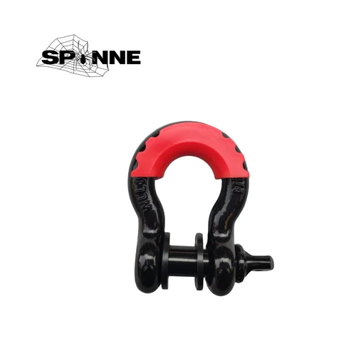 Imagen 2 del producto Manillo de anillo 3/4 D, gancho para camión de remolque de 4,75 toneladas con cubierta protectora, apto universal para accesorios de remolque todoterreno