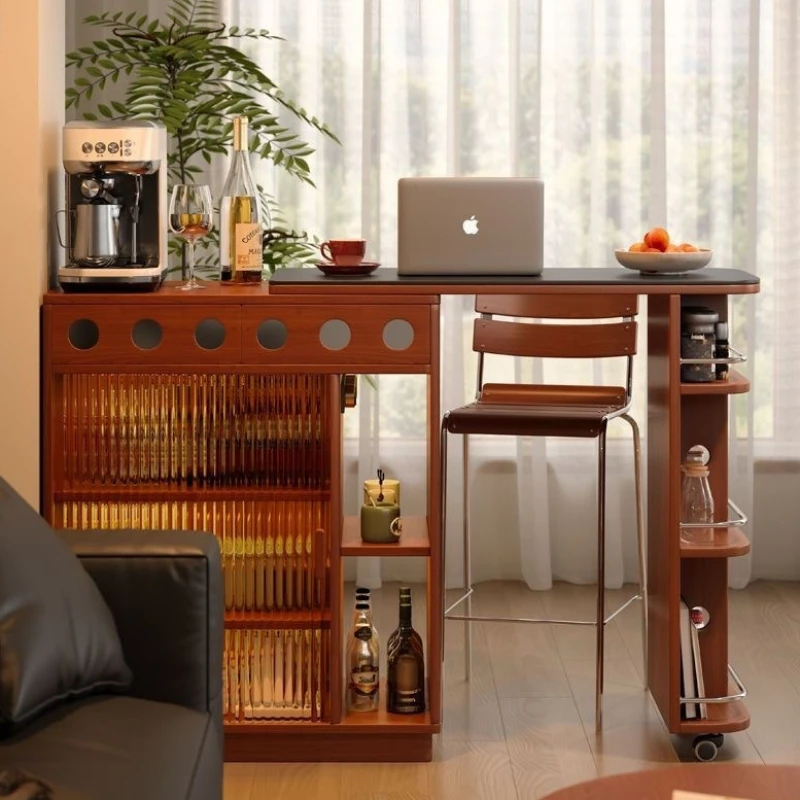 

Вращающийся раскладной шкаф для гостиной, балконный шкаф в скандинавском стиле, полка-барная стойка, тумба для хранения, мебель для дома HQ40GZ