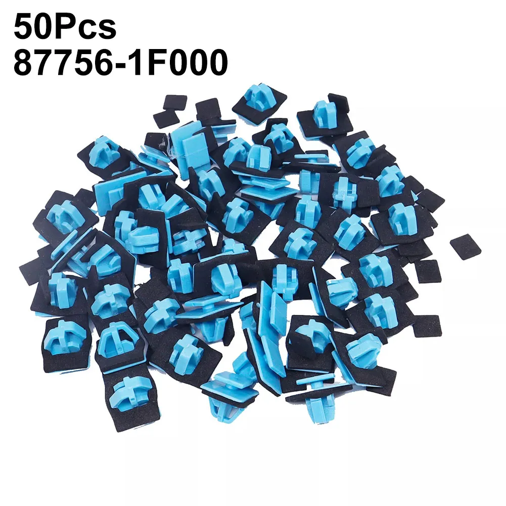 50Pcs/Set Car Side Moulding And Door Trim Clips For Kia Sportage 2011-On For Hyundai Santa Fe 2013-On 87756-1F000