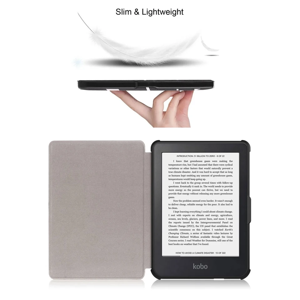For Kobo Clara BW / Clara Colour 2024 Case 6 inch Auto Wake Sleep
