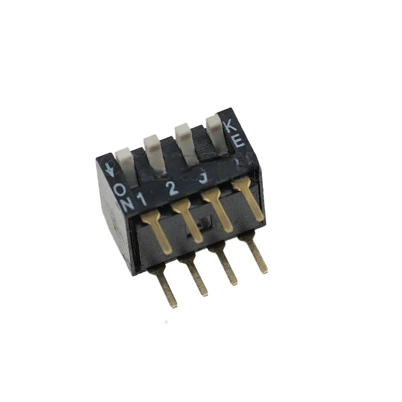 4-position DSPV04LHGET Original KE Direct Insert Key Switch Side Dial DIP Switch 2.54mm Pitch