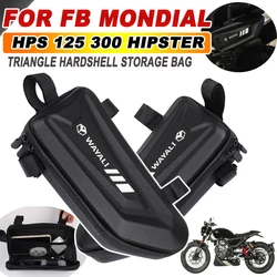 For FB Mondial HPS 125 300 Hipster HPS125 HPS300 Motorcycle Accessories Hard Shell Triangle Side Bag Waterproof Storage Tool bag