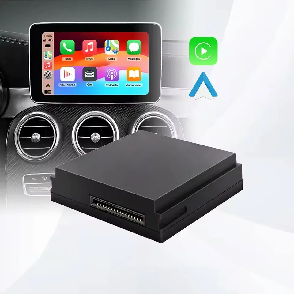 

In stock Wireless Carplay Android Auto Adapter Fit NTG4.5 for Mercedes Benz A/B/C/E/CLA/GLA/GLK/ML/SLK with NTG 4.5 System Mirro