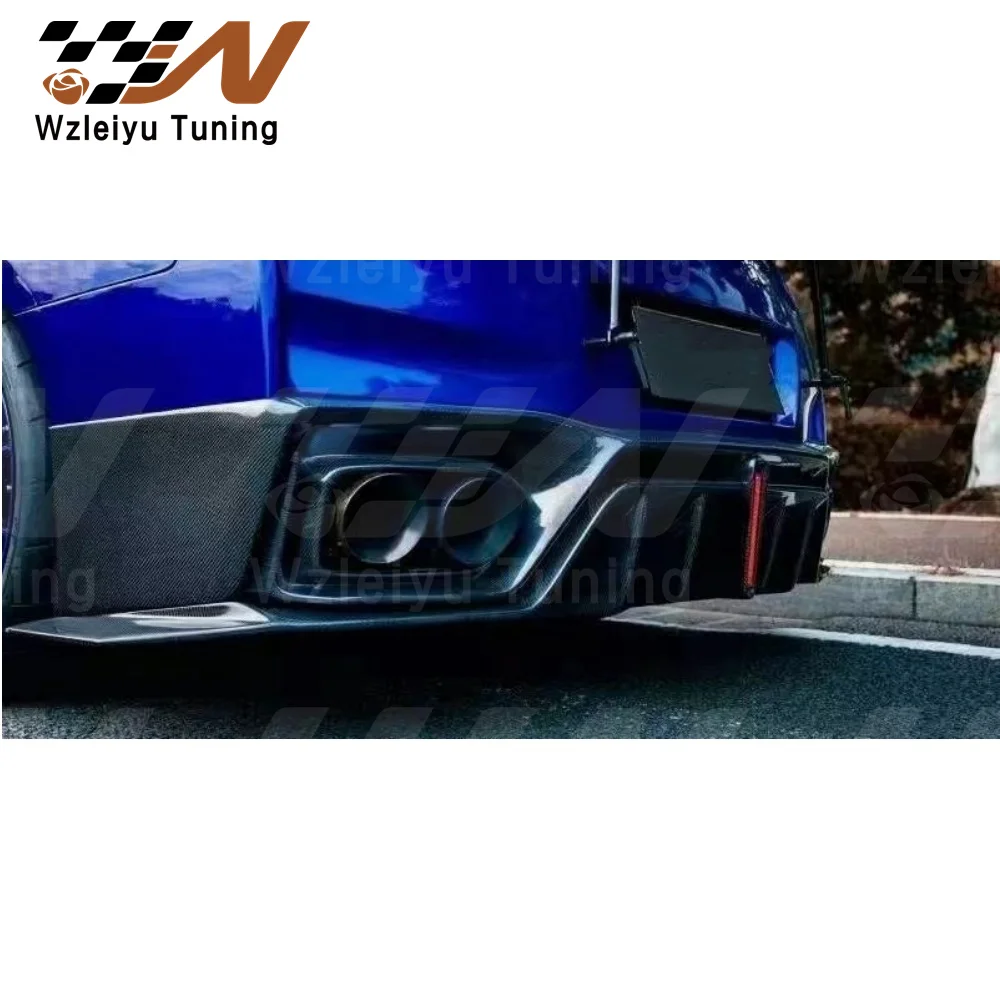 New Style Carbon Fiber Rear Bumper Diffuser Lip Fit For Nissan R35 GTR 08-23 High Quality Fitment