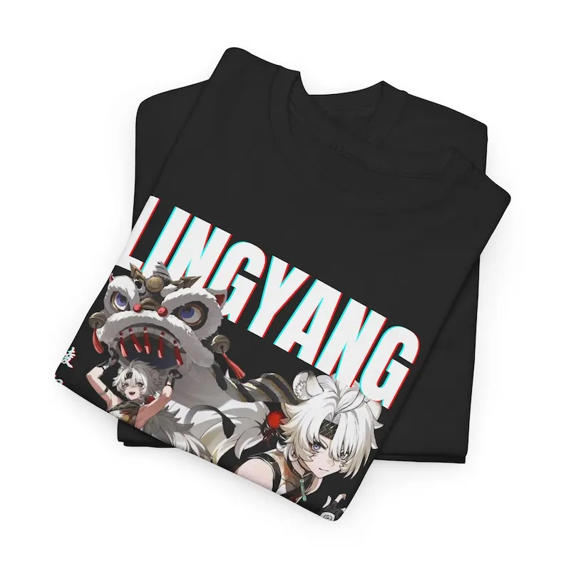 Lingyang Wuthering Waves Wuwa - Gaming Anime Clothes Manga Japanese Shirt