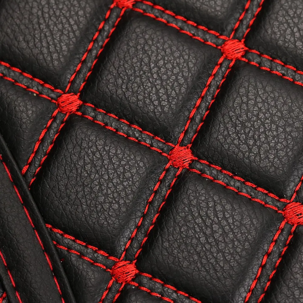 #66M Trunk Cargo Liner,Motorcycle Rear Trunk Protector Liner for Yamaha X-Max 300 250 400 (black & red)
