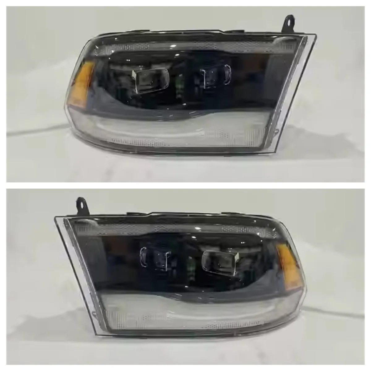 Car Front LED Headlight Headlamp for Dodge Ram 1500 09-18 Daytime Running Light Turn signal