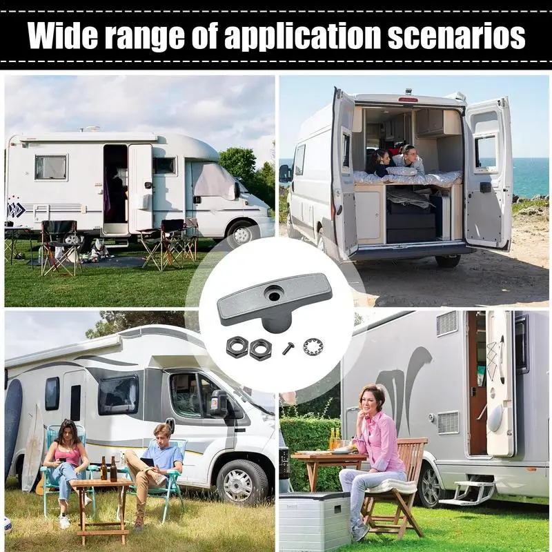 RV Dump Valve Handle RV Tank Valve Handle RV Waste Valve Handles Kit Aluminum Alloy RV Tank Valve Handle RV Parts And