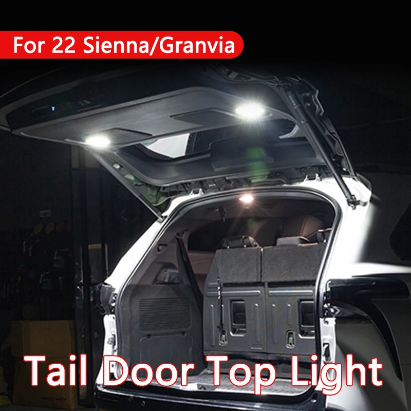 

For Toyota Sienna Granvia 22 Car Trunk Light LED Luggage Lights Additional Lamp Suitcase Rear Hatch Light Camping Lamp Accessory
