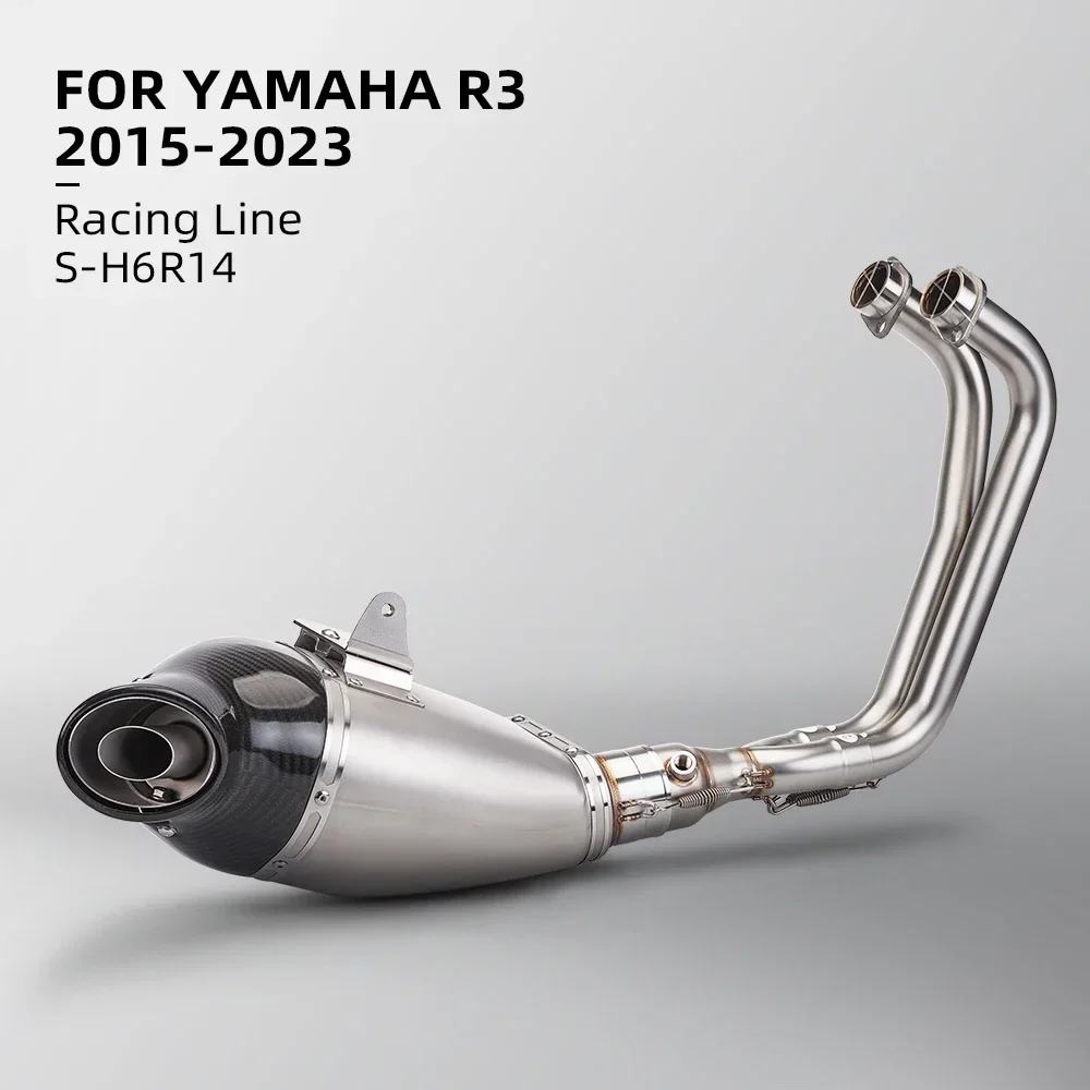 For YAMAHA R3 R25 MT05 MT03 2017-2024 UNDERBODY  Racing  Exhaust Racing Line Under engine above the lines