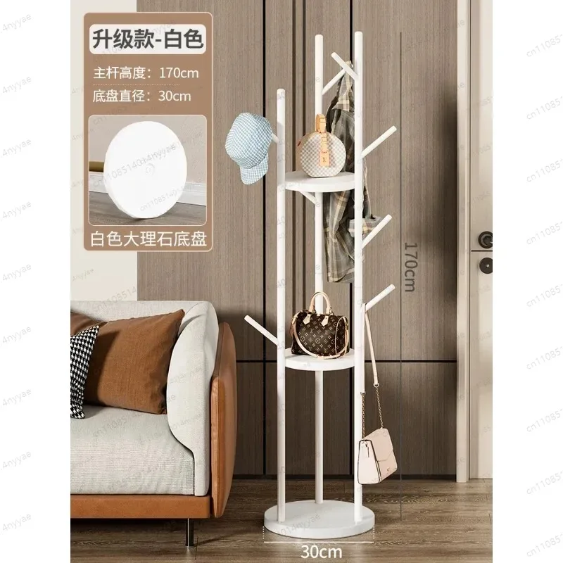 Modern Light Luxury Standing Coat Rack Floor Bedroom Home Living Room Simple Air Hanging Sleek Clothes Hooks Design