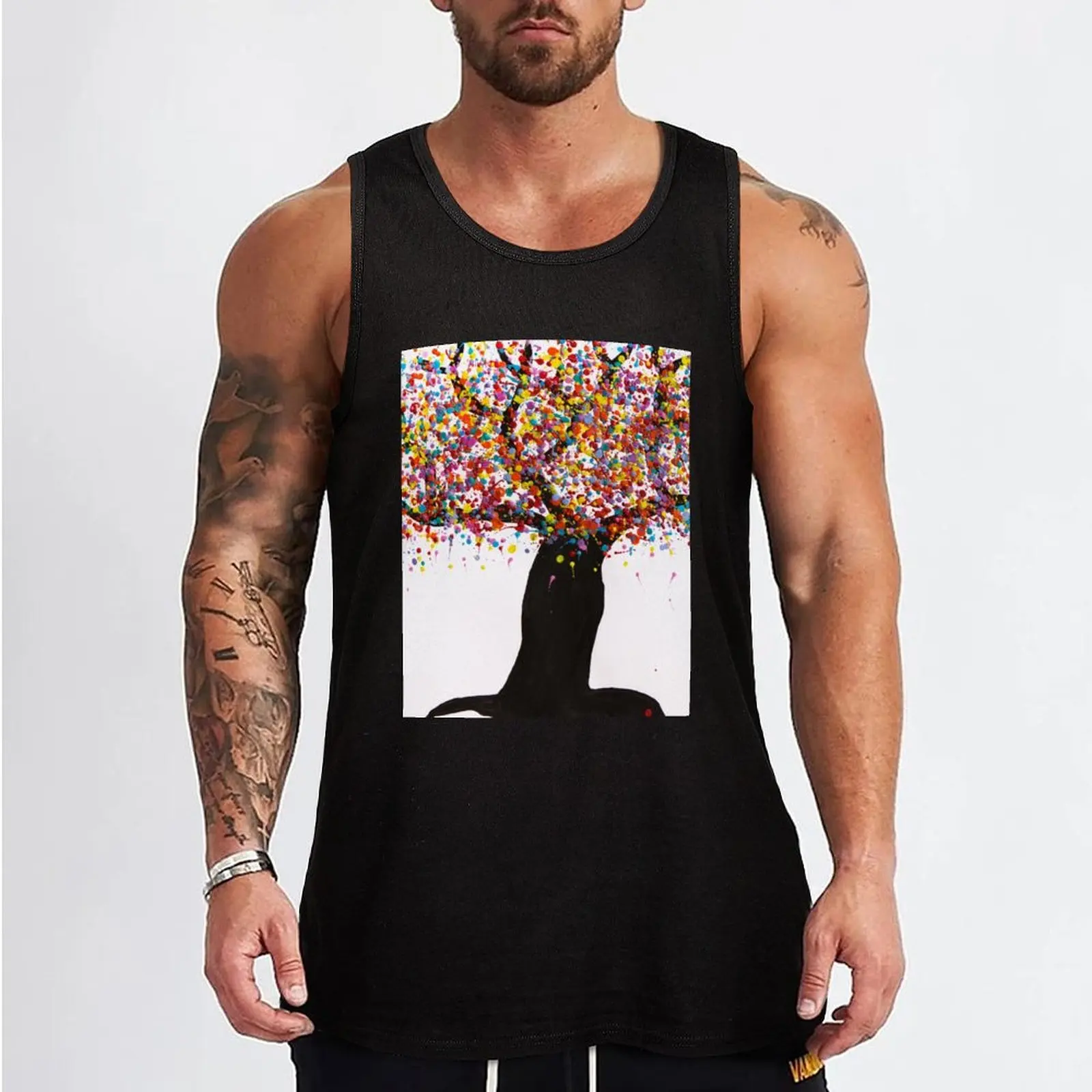 HHPS Art Show, Class 5R, Paint and Wax: Better Together Tank Top singlet for men Gym clothes T-shirts men summer clothes