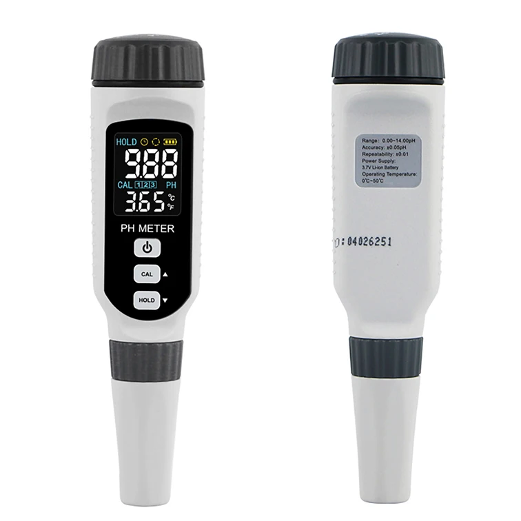 SMART SENSOR PH828+ Lithium Battery Charging PH Tester USB Digital Water Quality PH Meter