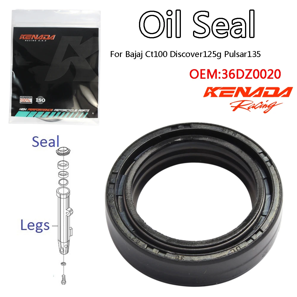 

KENADA Racing Front Fork Oil Seal For Bajaj Ct100 Discover125g Pulsar135