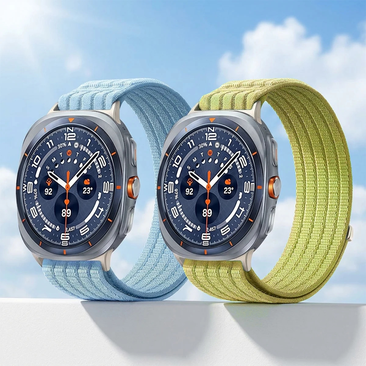 Nylon Loop Strap For Samsung Galaxy Watch Ultra/Ultra 2 47mm Braided Breathable Band For Galaxy Watch Ultra 1 2 47mm Accessories